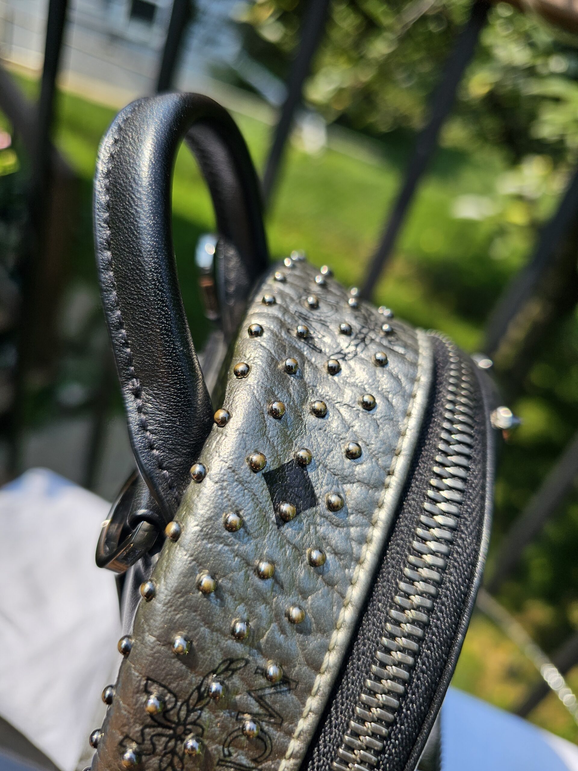 MCM Mini Backpack Metallic - Image 7