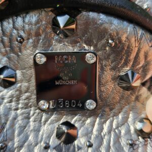 MCM Mini Backpack Metallic - Image 9