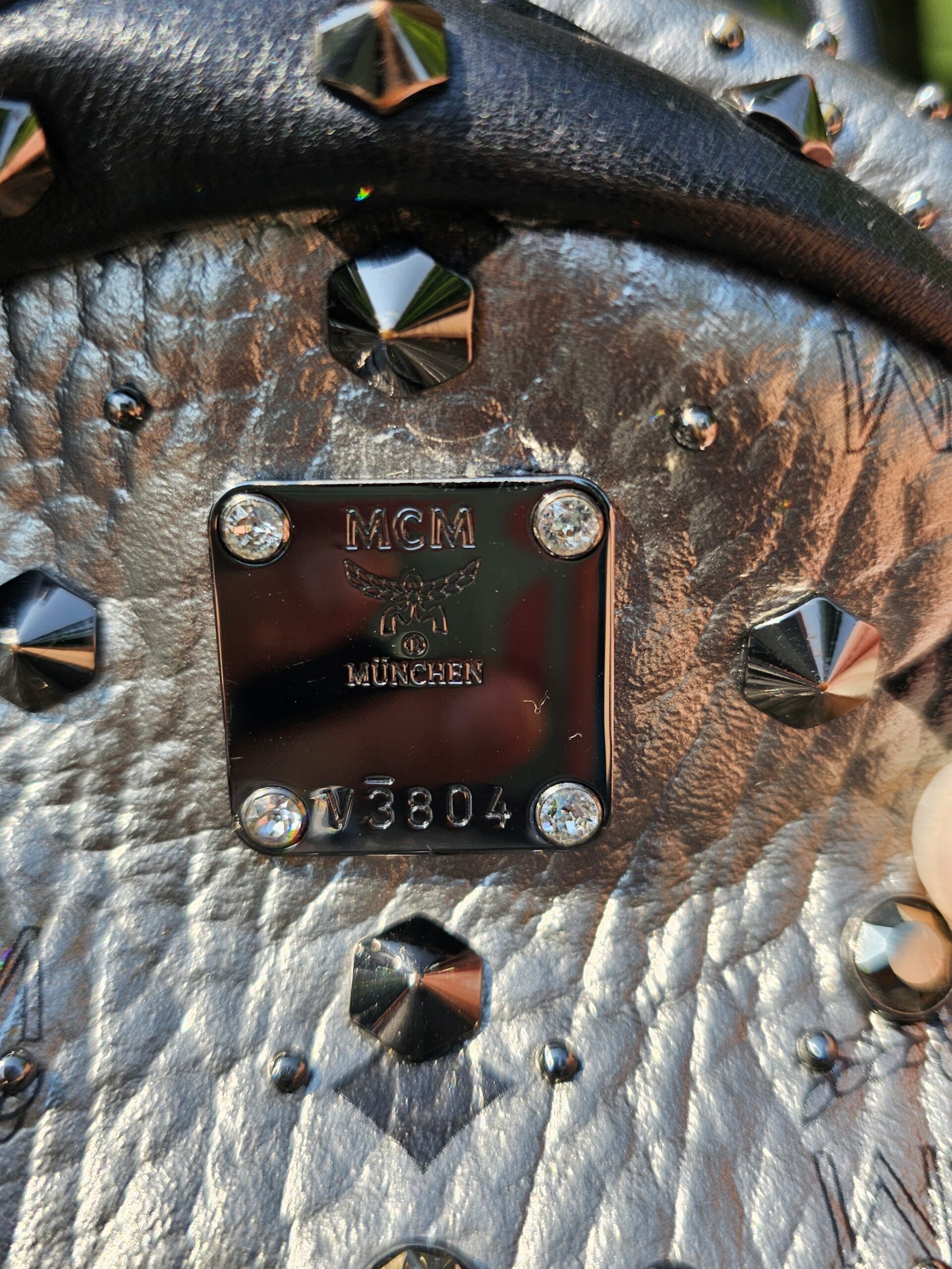 MCM Mini Backpack Metallic - Image 9