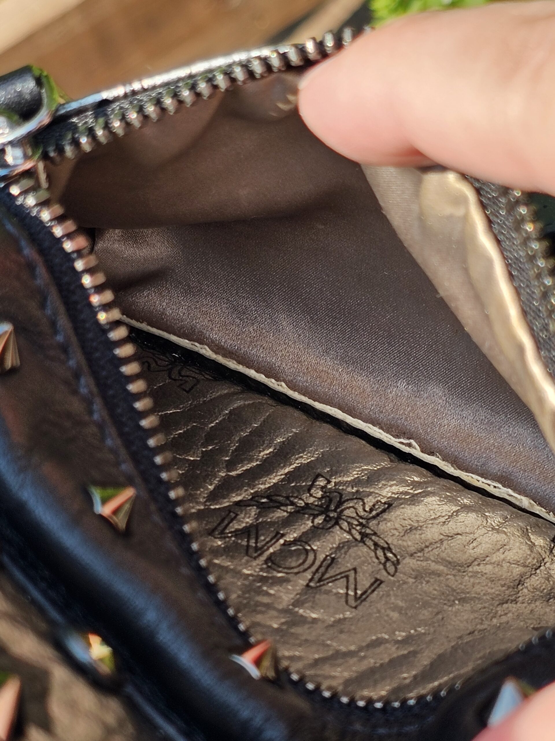 MCM Mini Backpack Metallic - Image 16