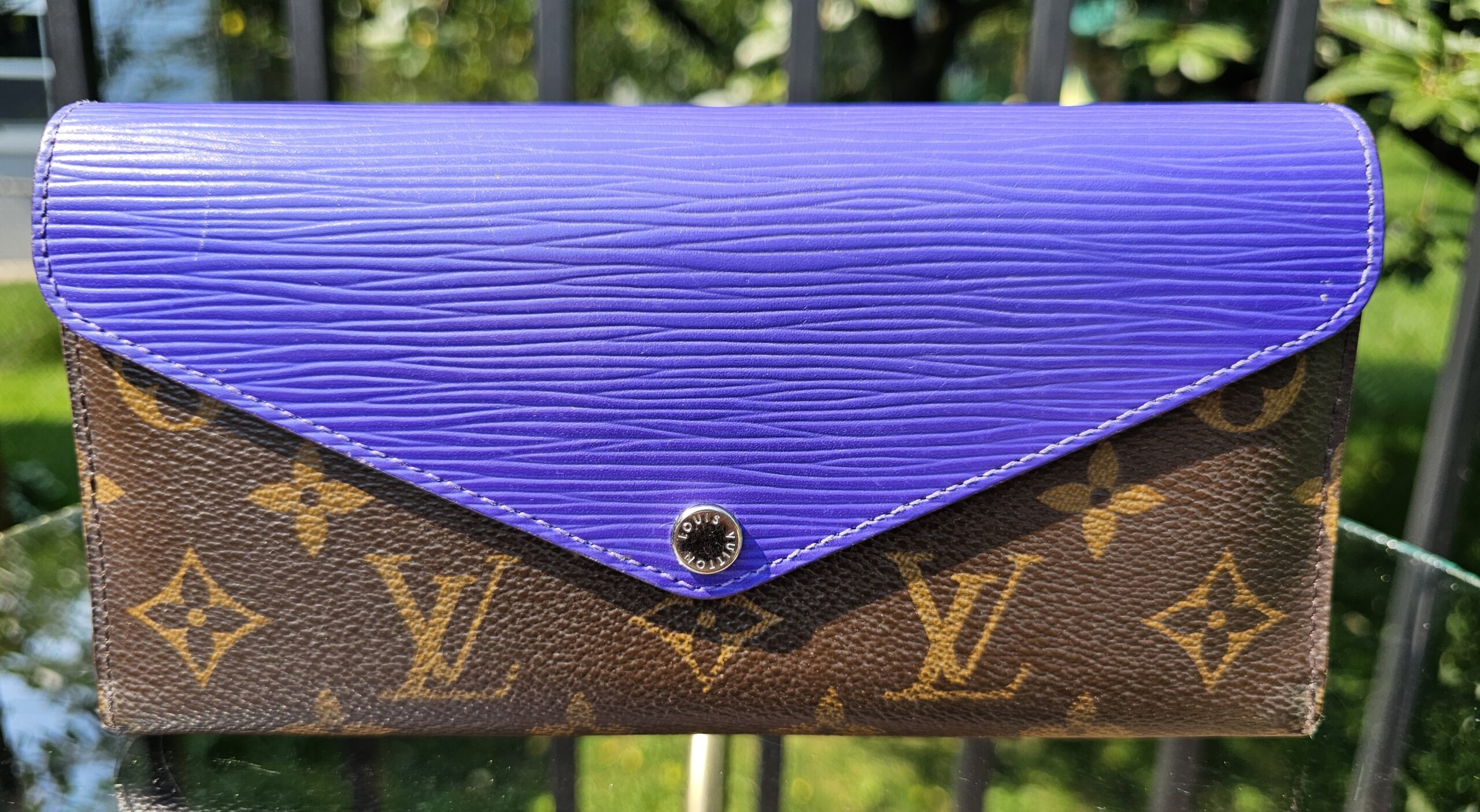 Louis Vuitton Marie Lou Long Wallet in Epi Figue