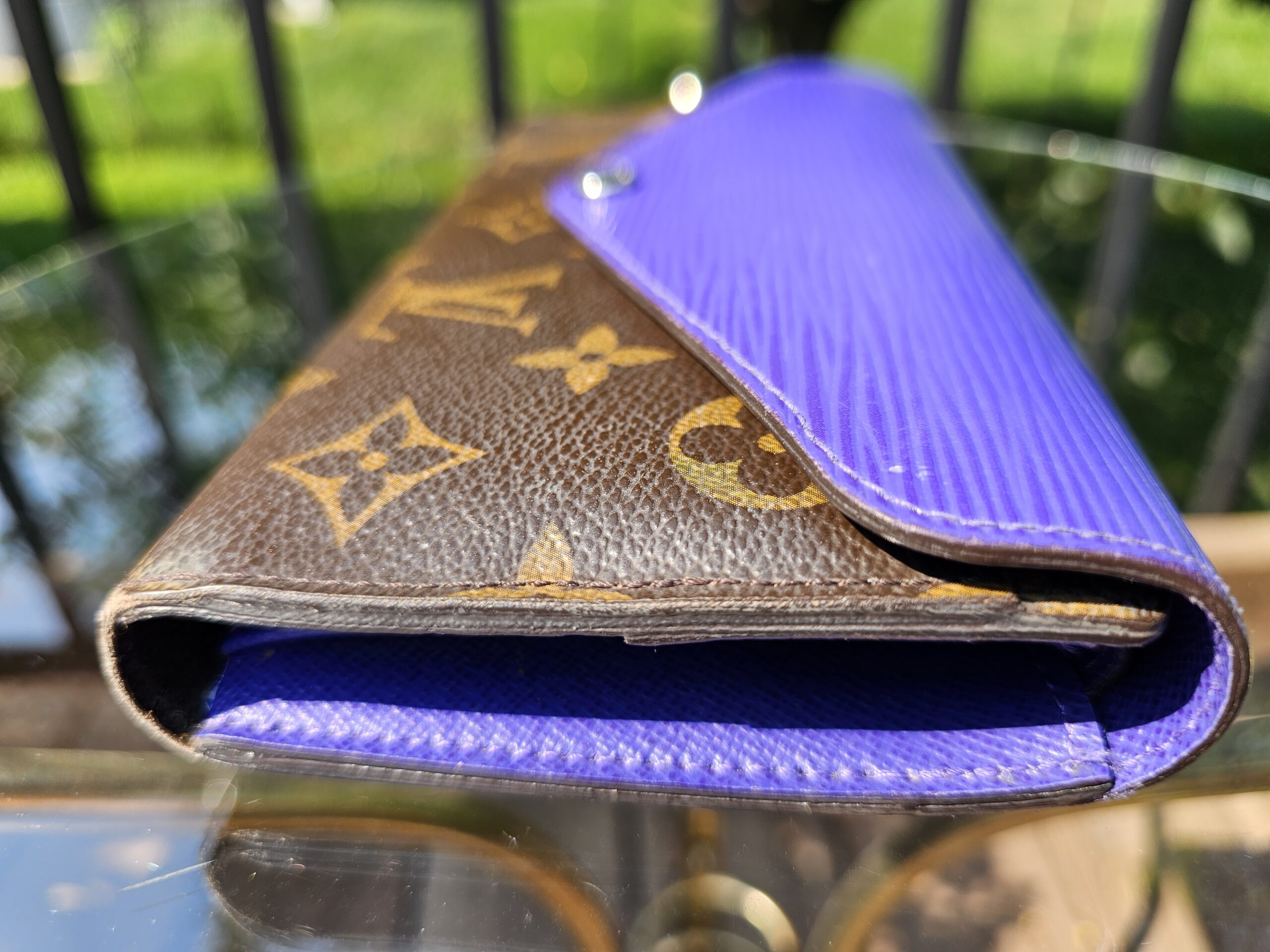 Louis Vuitton Marie Lou Long Wallet in Epi Figue - Image 5