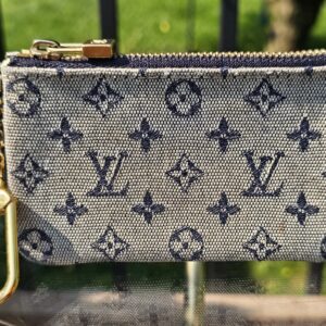 Louis Vuitton Min Lin Key Pouch Navy