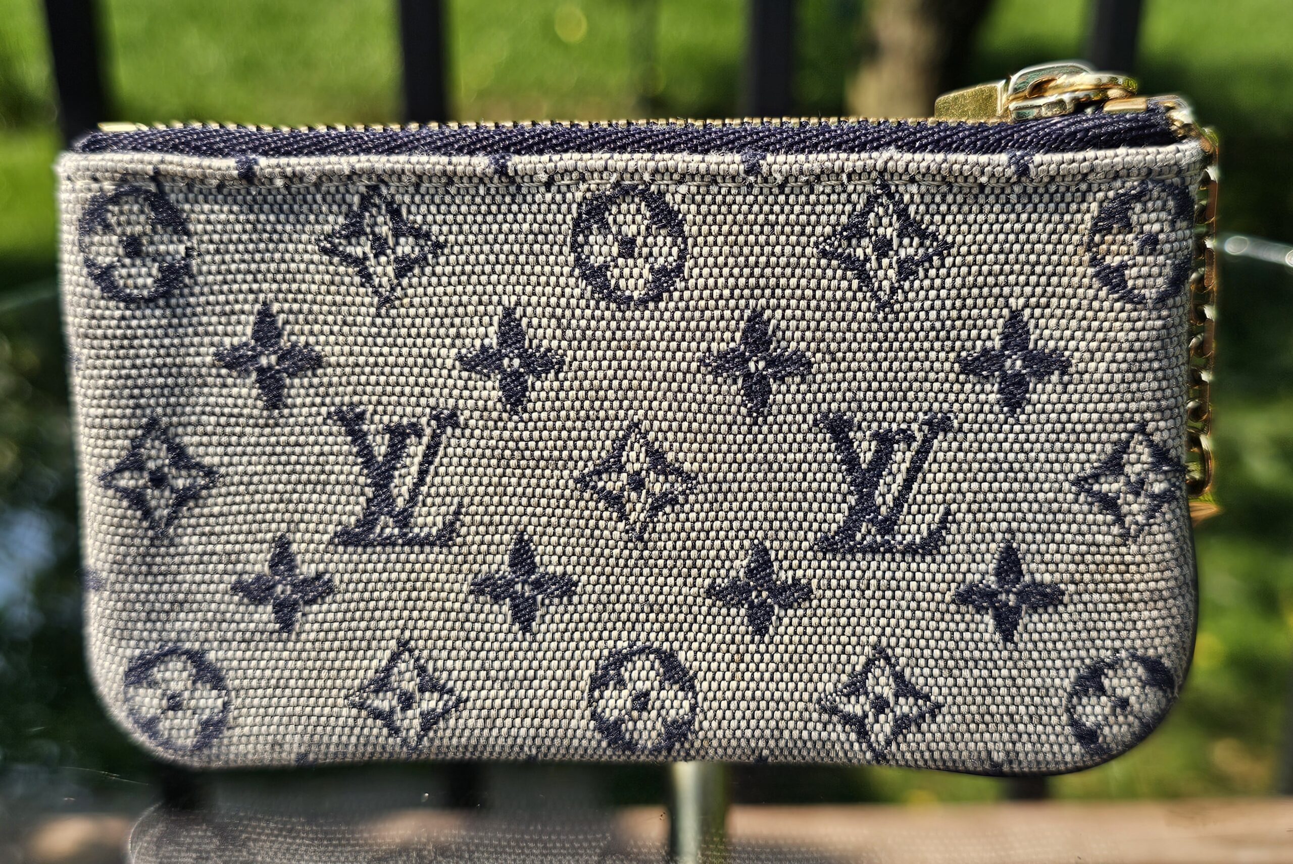 Louis Vuitton Min Lin Key Pouch Navy - Image 3