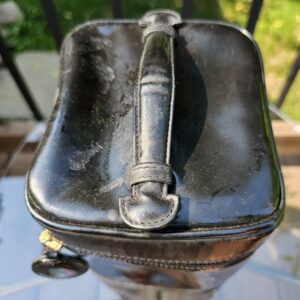 Vintage Chanel Patent Leather Vanity Case Black - Image 6