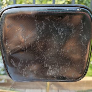 Vintage Chanel Patent Leather Vanity Case Black - Image 7