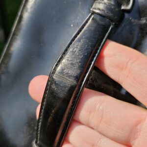 Vintage Chanel Patent Leather Vanity Case Black - Image 13