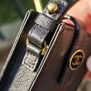 Chanel Vintage Black Phone Holder - Image 9