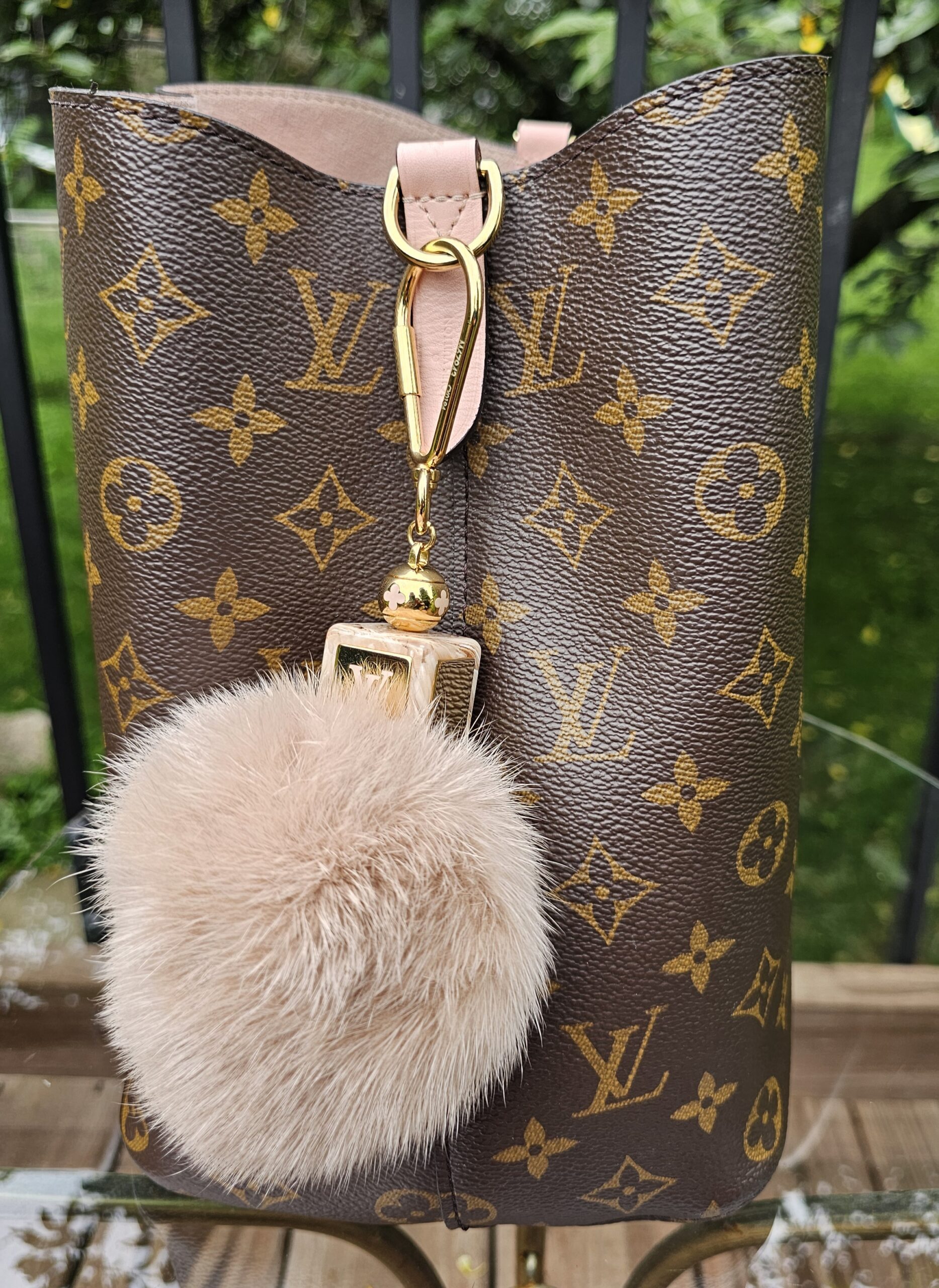 Louis Vuitton Mink Fur Fluffy Charm - Image 10