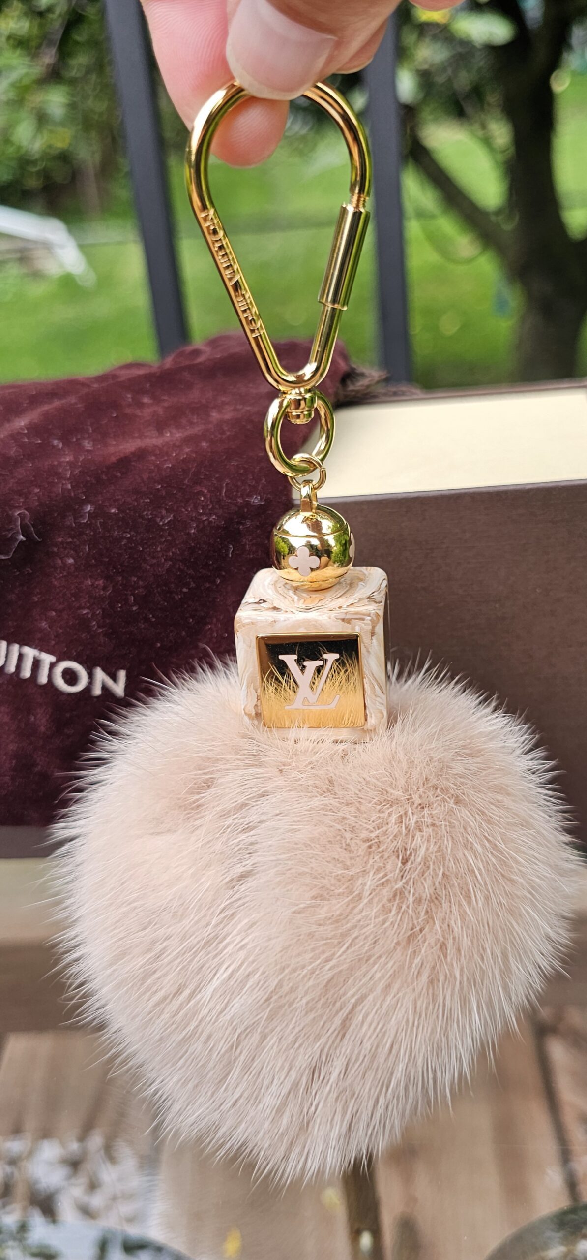 Louis Vuitton Mink Fur Fluffy Charm - Image 3