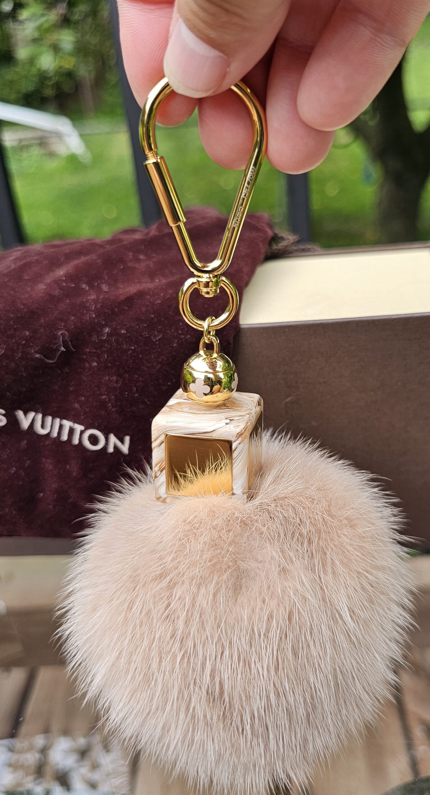 Louis Vuitton Mink Fur Fluffy Charm - Image 4