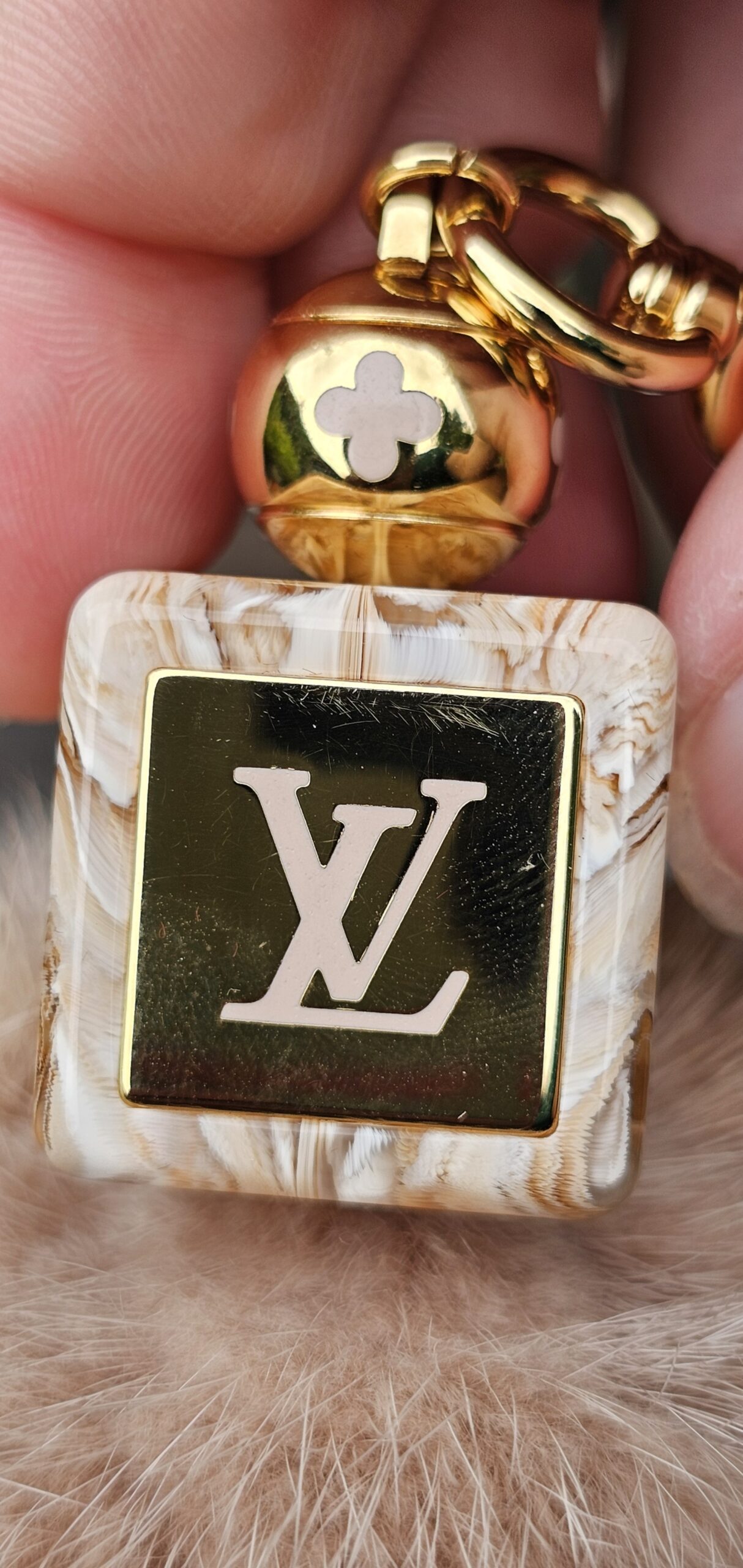 Louis Vuitton Mink Fur Fluffy Charm - Image 6