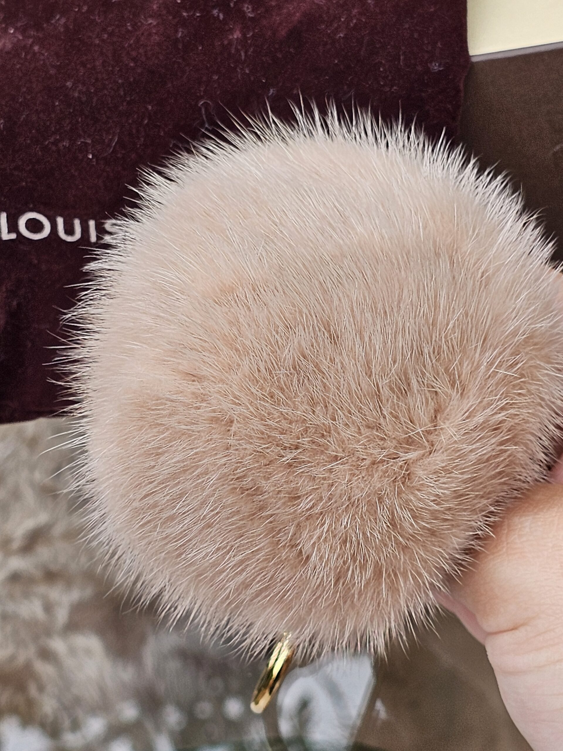 Louis Vuitton Mink Fur Fluffy Charm - Image 9