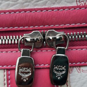 Mcm Visetos Boston Bag Hot Pink - Image 19