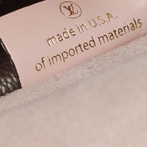 Louis Vuitton heat stamp reading made in U.S.A. of imported materials inside the NeoNoe MM