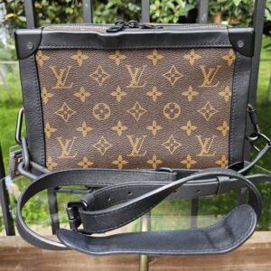 Louis Vuitton Monogram Solar Ray Soft Trunk in Monogram canvas with black leather trim and detachable strap