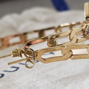 Louis Vuitton Crystal Flower Power Hoop Earrings - Image 8
