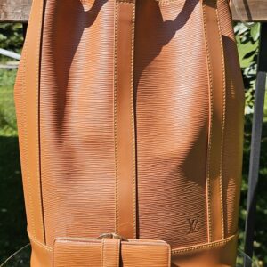 Louis Vuitton Randonnee PM backpack in Cipango Gold Epi leather with cinch closure