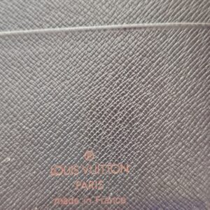 Louis Vuitton Paris made in France heat stamp inside the Medium Ring Agenda