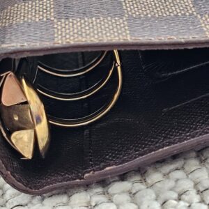 Closed 6-ring hardware inside the Louis Vuitton Medium Ring Agenda