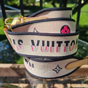 Louis Vuitton Speedy Bandoulière 20 Adjustable Jacquard Shoulder Strap – Black/Pink - Image 5