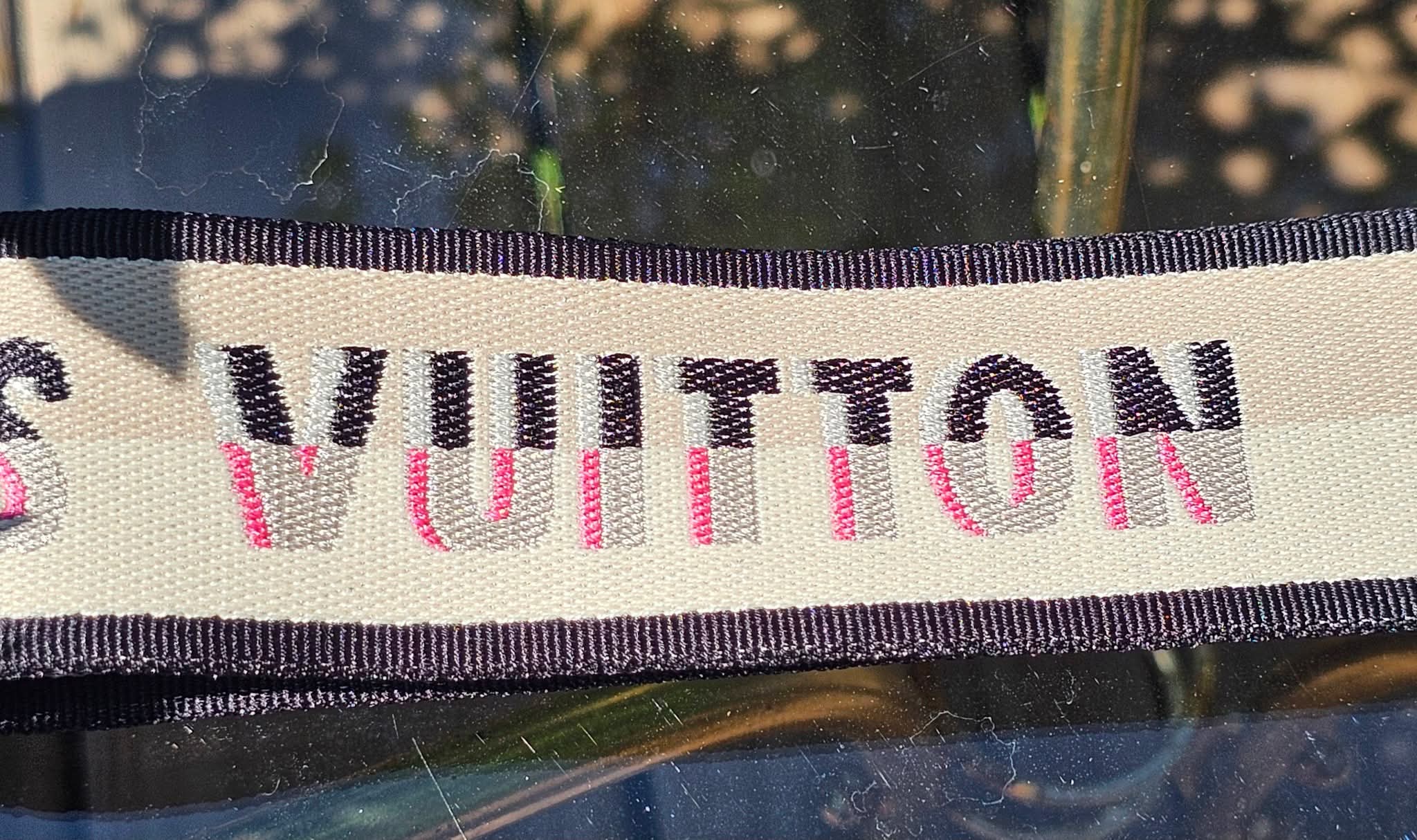 Louis Vuitton Speedy Bandoulière 20 Adjustable Jacquard Shoulder Strap – Black/Pink - Image 6