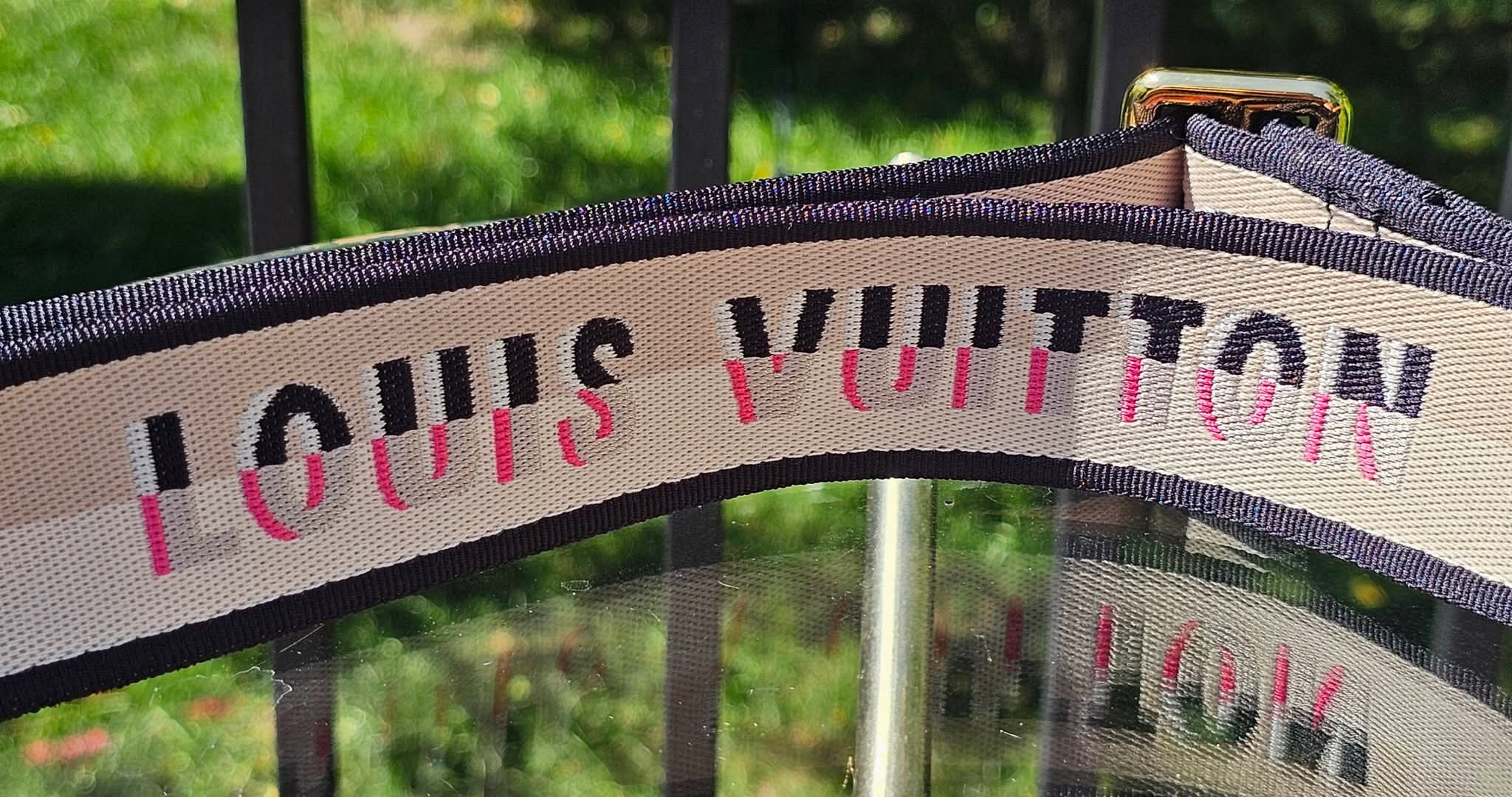 Louis Vuitton Speedy Bandoulière 20 Adjustable Jacquard Shoulder Strap – Black/Pink - Image 10