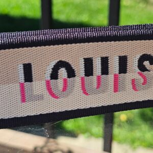 Louis Vuitton Speedy Bandoulière 20 Adjustable Jacquard Shoulder Strap – Black/Pink - Image 11