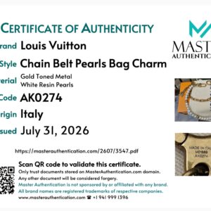 Pearl chains belt charm - Image 11