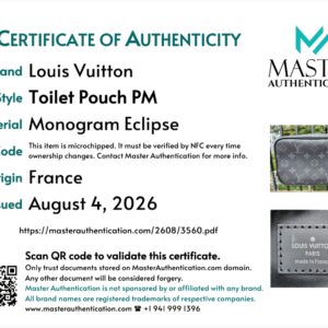 Louis Vuitton Eclipse Tolietry Pouch PM - Image 15