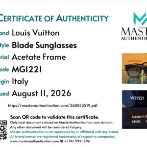 Louis Vuitton Monogram Blade Sunglasses - Image 17
