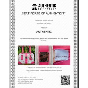 Mcm Visetos Boston Bag Hot Pink - Image 29