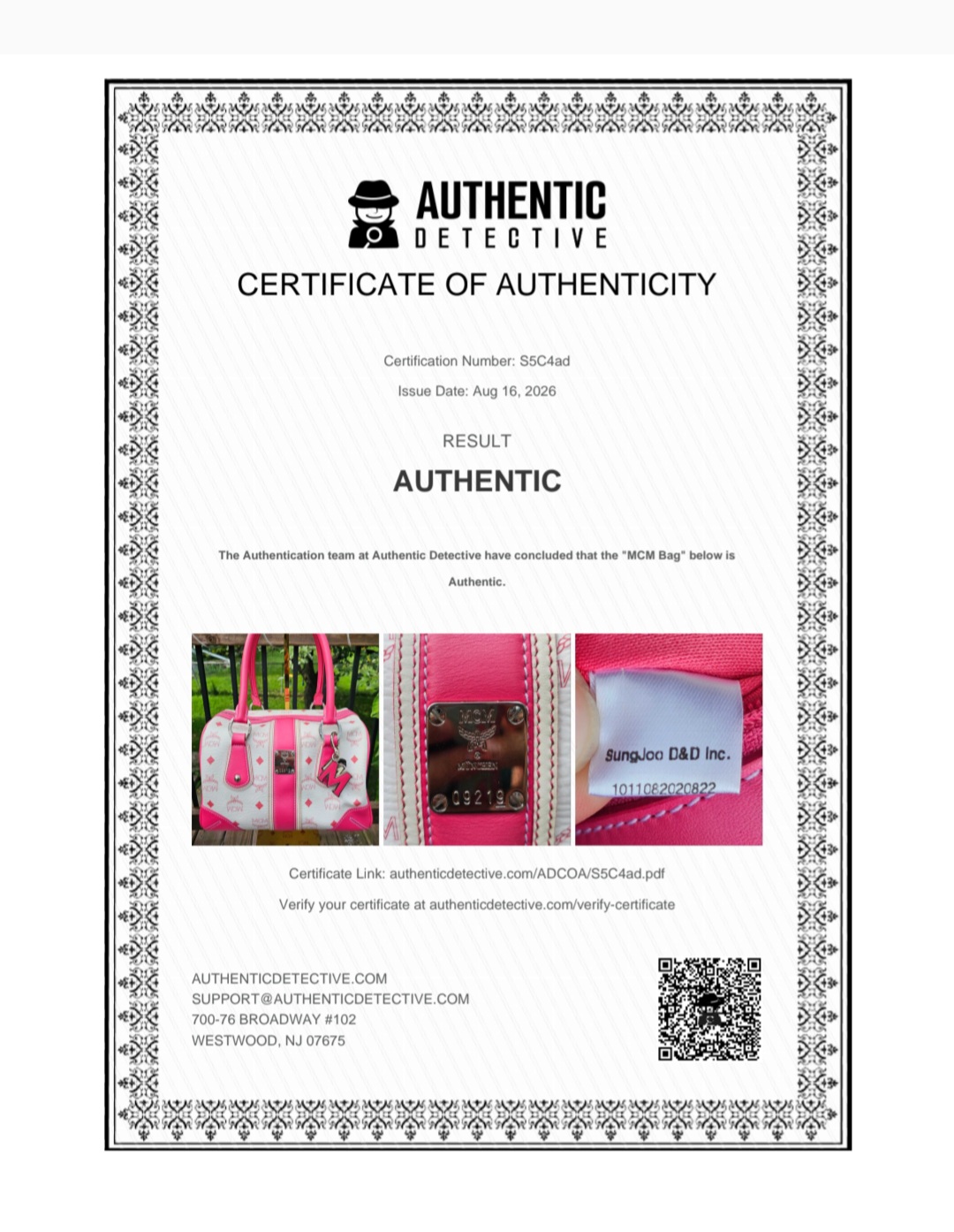 Mcm Visetos Boston Bag Hot Pink - Image 29