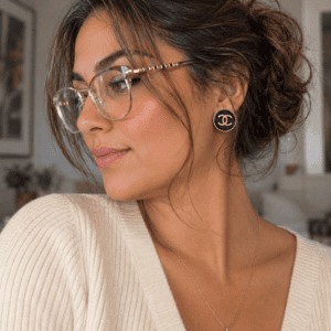 Chanel CC Vintage Clip On Earrings - Image 10