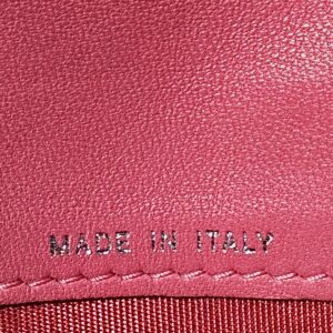 Made in Italy stamped inside the Chanel Boy long wallet