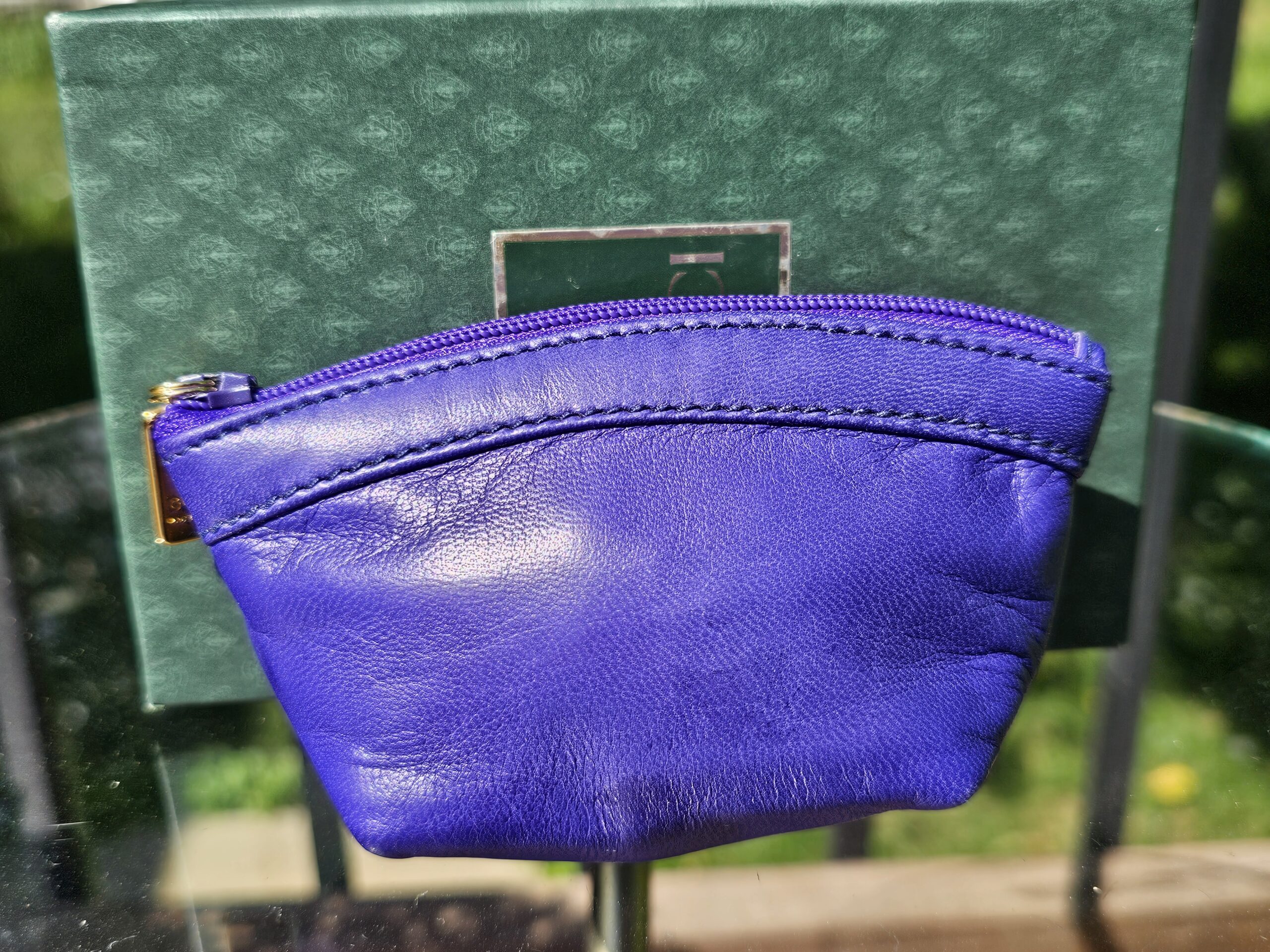 Vintage Gucci Coin Purse Purple