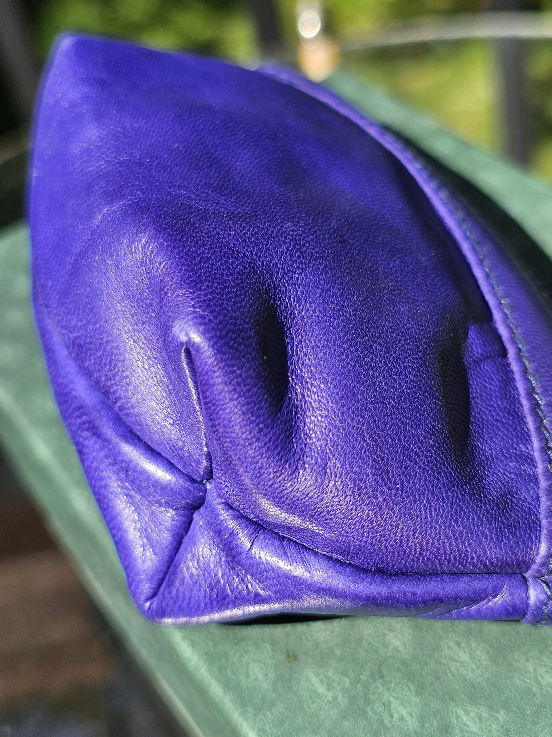 Vintage Gucci Coin Purse Purple - Image 5