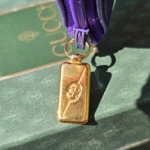 Vintage Gucci Coin Purse Purple - Image 9