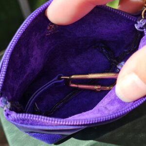 Vintage Gucci Coin Purse Purple - Image 10
