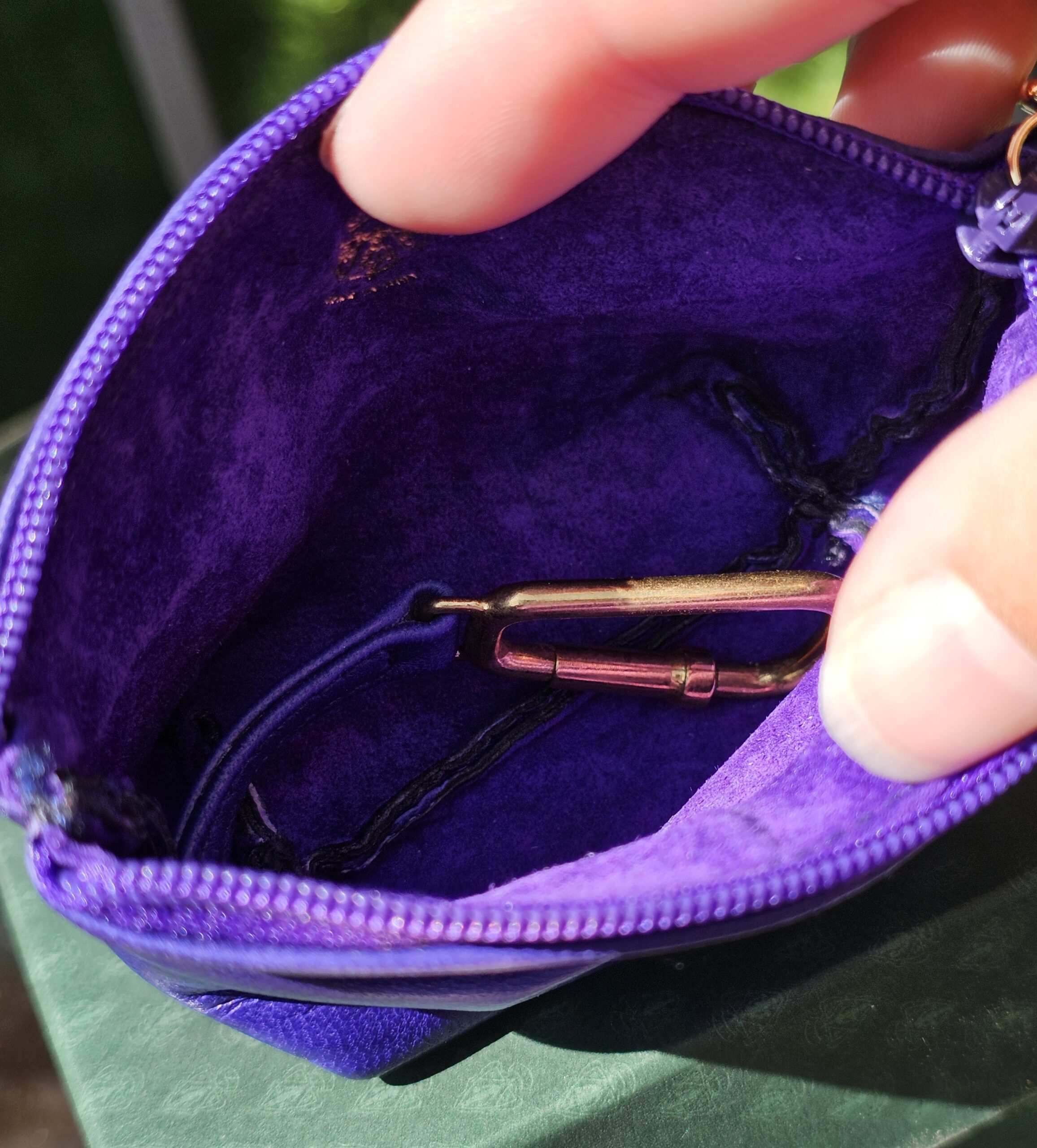 Vintage Gucci Coin Purse Purple - Image 10