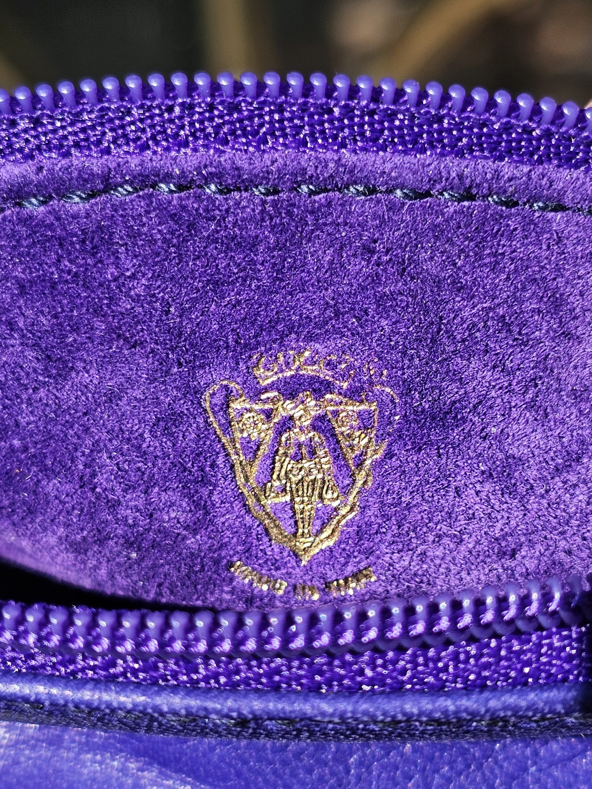 Vintage Gucci Coin Purse Purple - Image 11