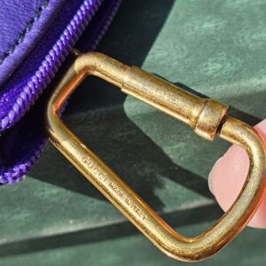 Vintage Gucci Coin Purse Purple - Image 12