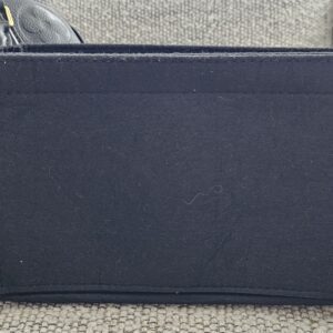 Gray felt organizer insert included with the black Empreinte Speedy Bandouliere 25