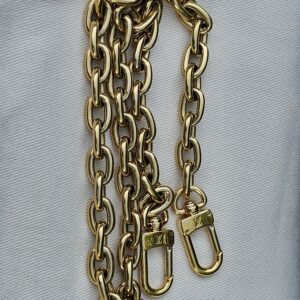 Removable gold-tone chain strap included with the Cerises Mini Bumbag