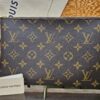 Louis Vuitton Monogram Key Pouch M - shown with its box, dust bag and tag