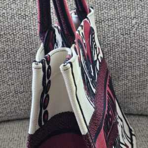 Side profile of the Christian Dior Dioramour Medium Book Tote