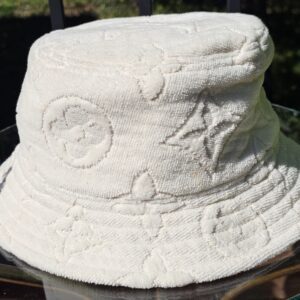 Monogram jacquard crown of the reversible bucket hat