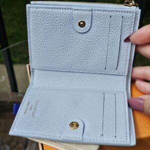 Lisa Wallet opened to show the card slots and snap closure