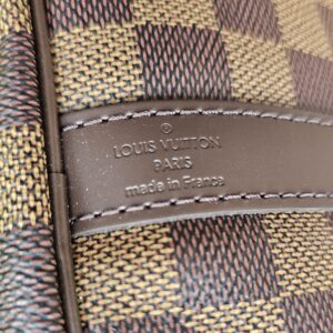 LOUIS VUITTON PARIS made in France heat stamp inside the Speedy