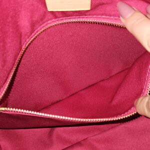 Interior zip pocket held open inside the Graceful PM